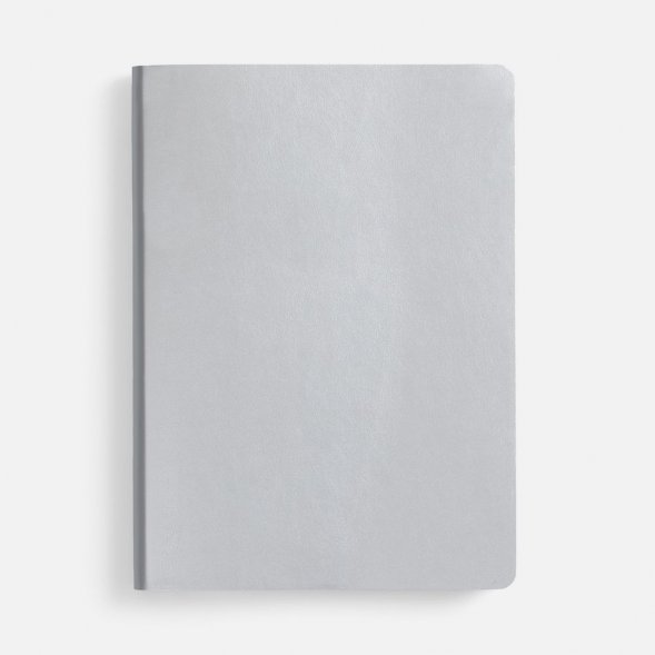 Ежедневник Nebraska Flex, недатированный, серебристый 