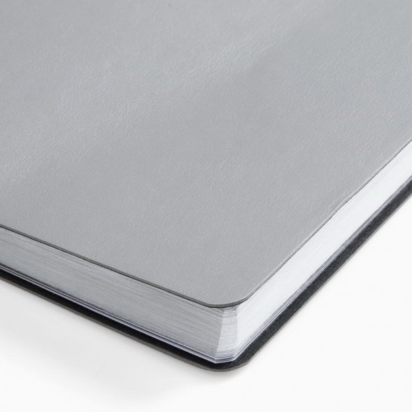 Ежедневник Nebraska Flex, недатированный, серебристый 