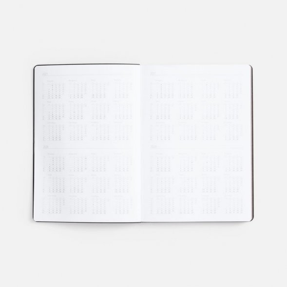 Ежедневник Nebraska Flex, недатированный, серебристый 