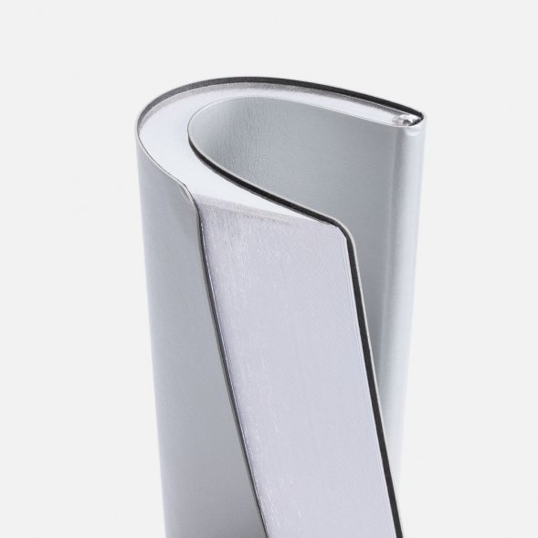 Ежедневник Nebraska Flex, недатированный, ver. 2, серебристый 