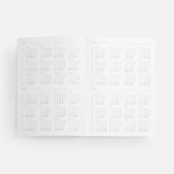 Ежедневник Nebraska Flex, недатированный, ver. 2, серебристый 