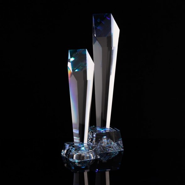 Стела Afterglow с подсветкой, малая, в подарочной упаковке 