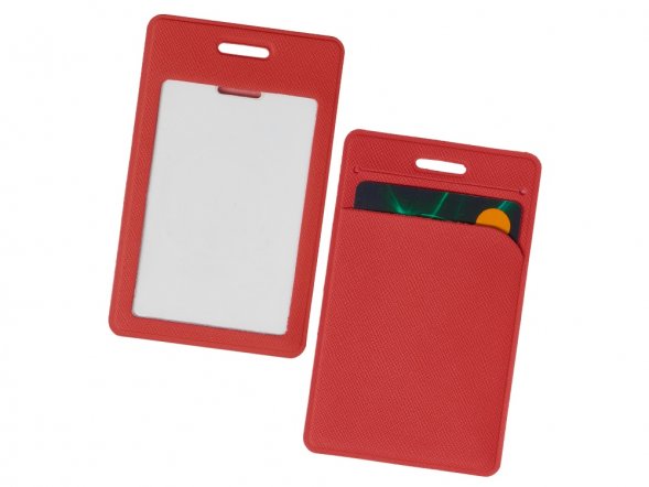 Карман вертикальный с дополнительным отделением Favor, красный 