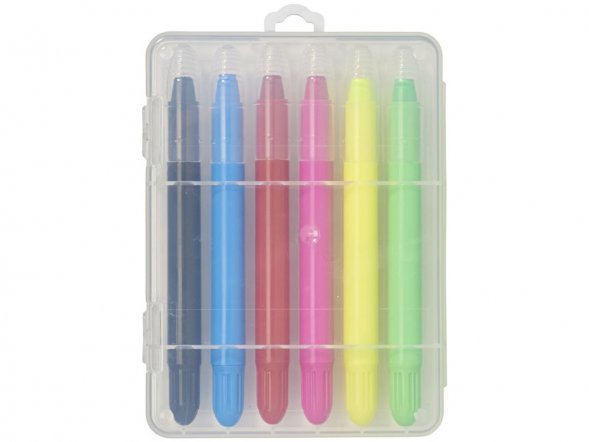 Выдвижные мелки Phiz, прозрачный/разноцветный 