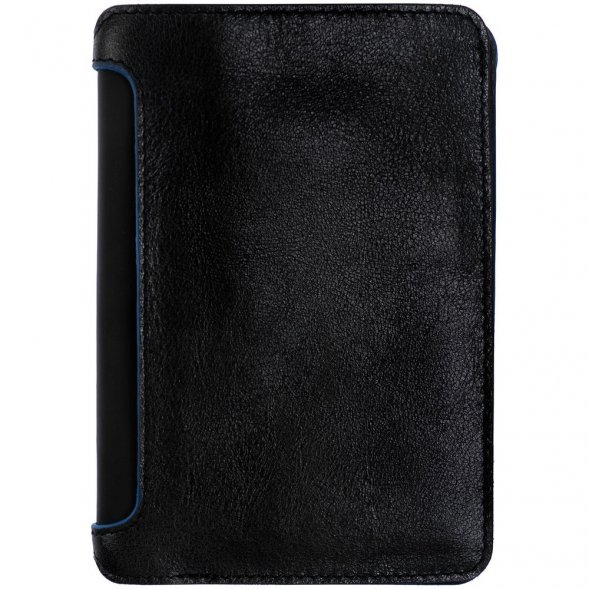 Автобумажник Arrival, черный с синим 