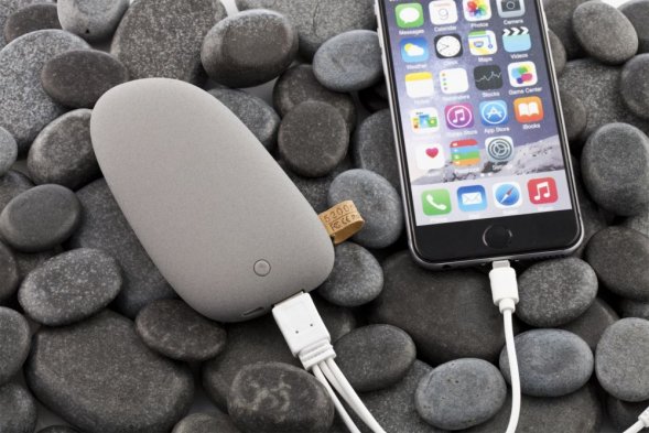 Внешний аккумулятор Pebble 5200 мАч, серый 