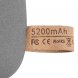 Внешний аккумулятор Pebble 5200 мАч, серый 