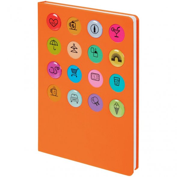 Ежедневник «История изобретений», недатированный, оранжевый 