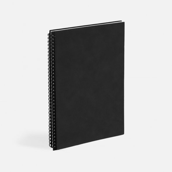 Ежедневник Notera Maxi, недатированный, черный 