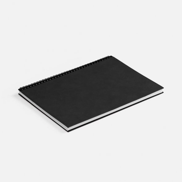 Ежедневник Notera Maxi, недатированный, черный 