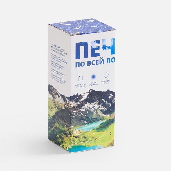 Коробка с полноцветной печатью для термостакана Forma 