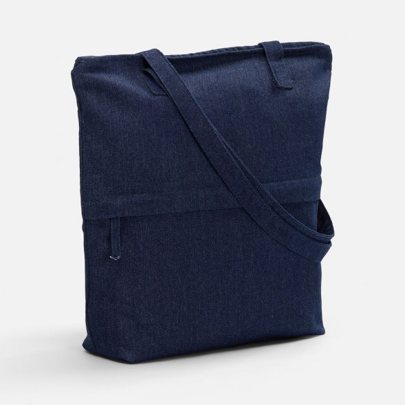 Сумка для покупок Denimate, темно-синяя 