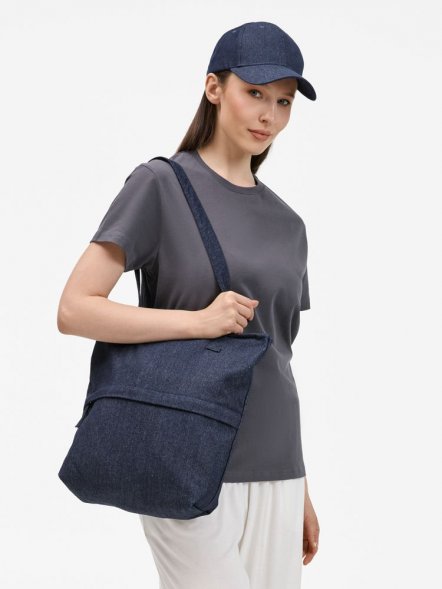 Сумка для покупок Denimate, темно-синяя 