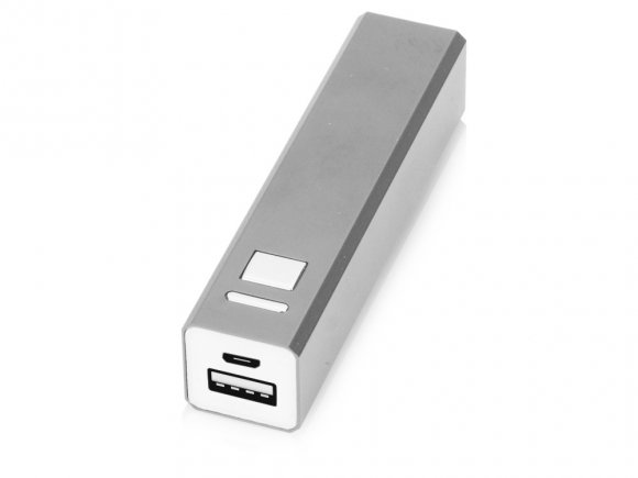 Портативное зарядное устройство Спейс, 3000 mAh, серебристый 