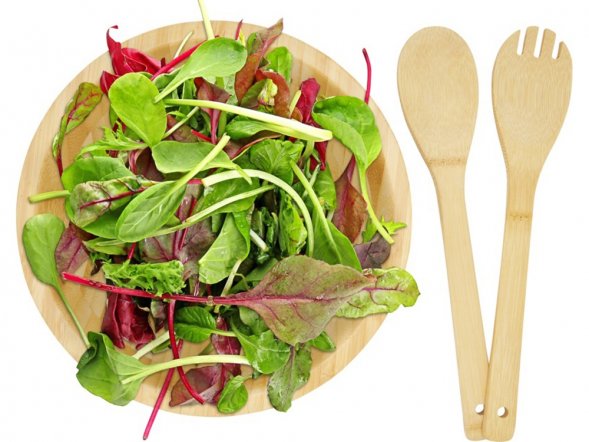 Argulls, бамбуковая салатница и приборы, natural 