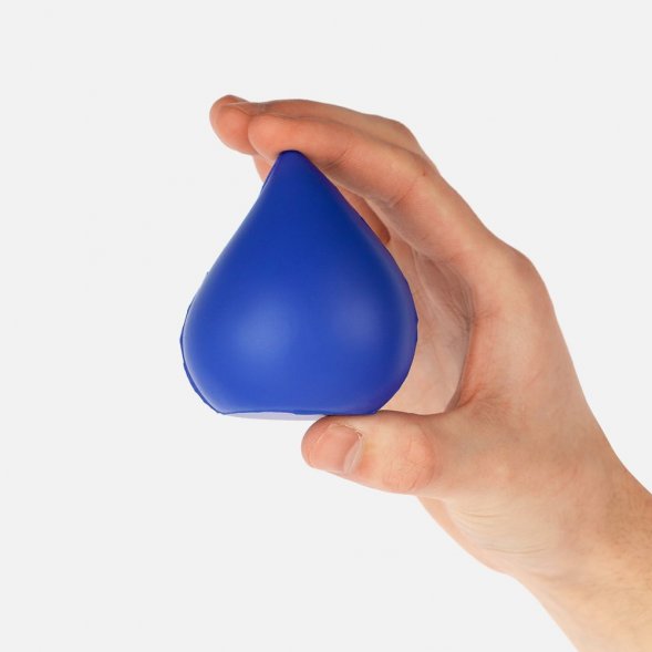 Антистресс «Капля», синий 
