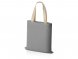 Сумка для шопинга Steady из хлопка с парусиновыми ручками, 260 г/м2, серый 