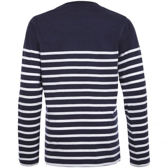 Футболка детская с длинным рукавом Matelot LSL Kids, синяя с белым 