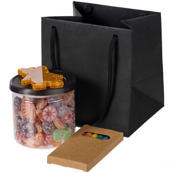 Пакет бумажный под кружку Cupfull, черный 