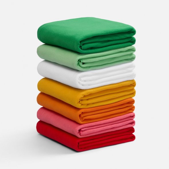 Флисовый плед Warm&amp;amp;Peace, желтый 