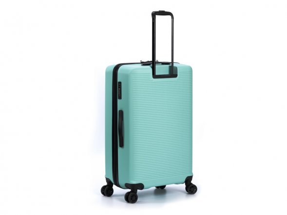 Чемодан TORBER Caspian, светло-зелёный, ABS-пластик, 49 х 29 х 78 см, 96 л 