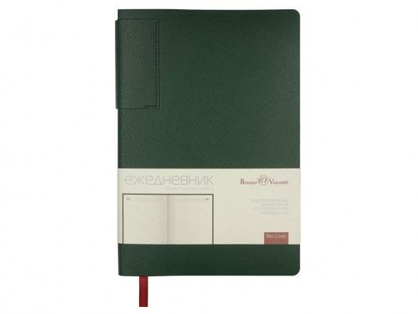 Ежедневник недатированный  А5 LONDON темно-зеленый 