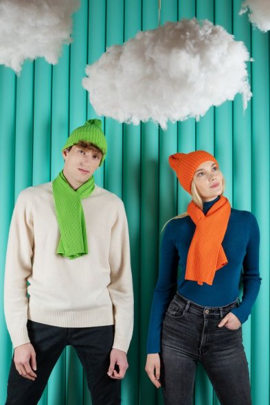 Шапка Yong, оранжевая (апельсин) 