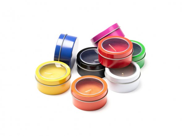 Ароматическая свеча FLAKE с запахом ванили, красный 