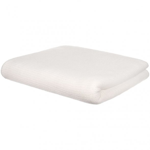 Плед Knitly, белый 