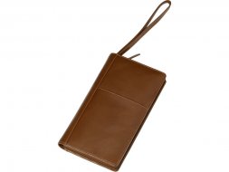 Трэвел-портмоне, коричневый