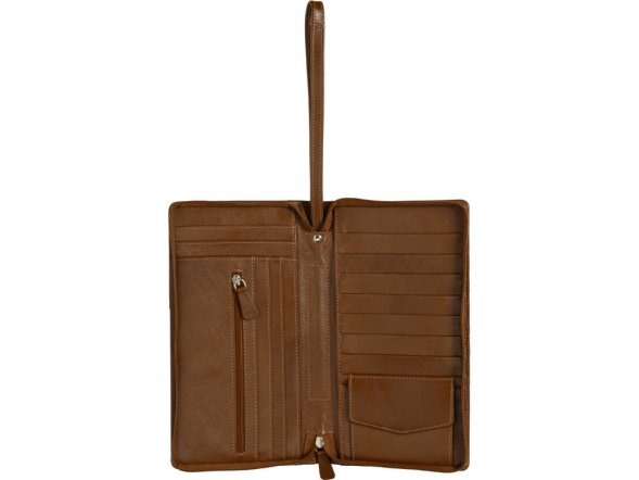 Трэвел-портмоне, коричневый 