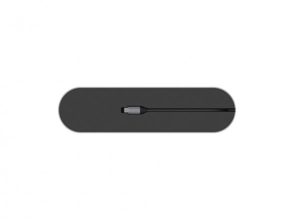 Хаб USB Type-C 3.0 для ноутбуков Falcon, черный 