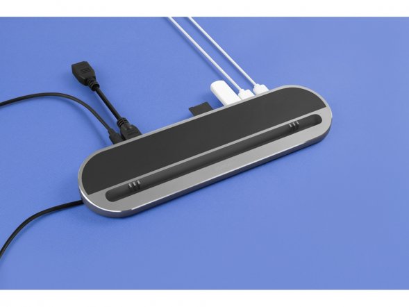 Хаб USB Type-C 3.0 для ноутбуков Falcon, черный 