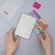 Ежедневник Spark mini A6 недатированный, серебряный 