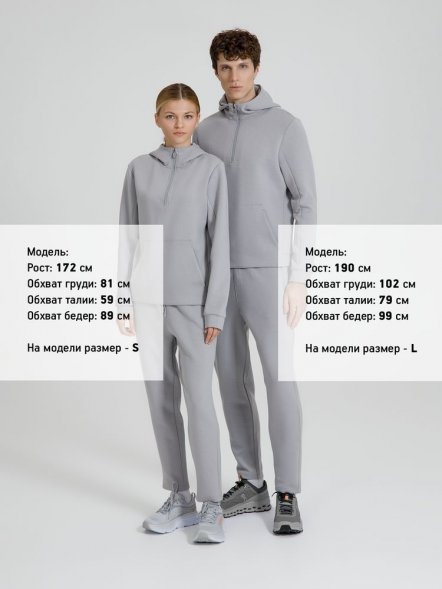 Анорак унисекс Lovi, серый 