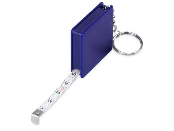 Брелок-рулетка,  1 м., синий 