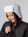 Шапка-ушанка Shelter, белая 