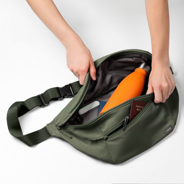 Сумка cross body Boston, зеленая 