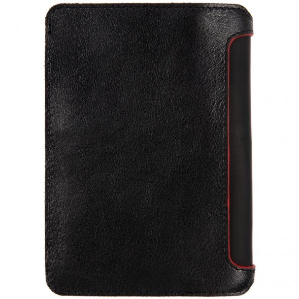 Автобумажник Arrival, черный с красным 