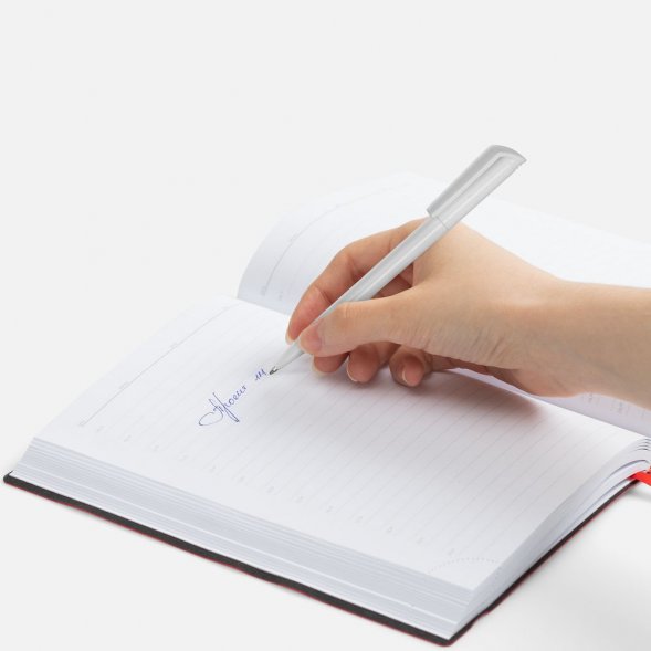 Ручка шариковая Flip, белая 