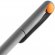 Ручка шариковая Prodir DS1 TMM Dot, серая с оранжевым 