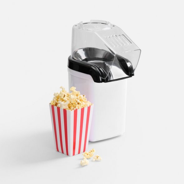 Машина для приготовления попкорна Crisp Twist, белая 