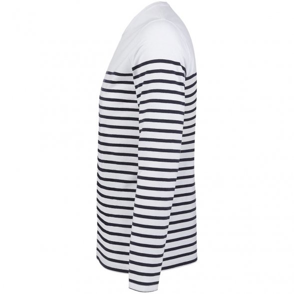 Футболка мужская с длинным рукавом Matelot LSL Men, белая с синим 