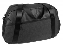 Сумка спортивная BUGATTI Universum 15&amp;#039;&amp;#039;, графитовая, полиэстер меланж/тарпаулин, 54х14х33 см, 24 л