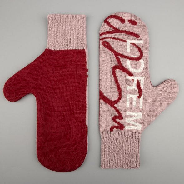 Варежки на заказ Mani, полушерсть 