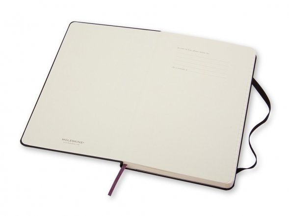 Записная книжка Moleskine Classic (в линейку) в твердой обложке, Pocket (9x14см), черный 