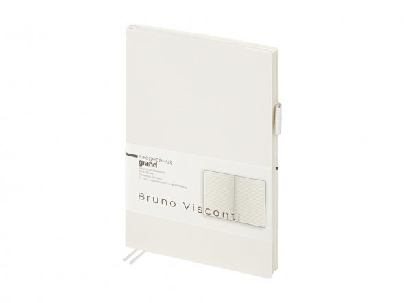 Ежедневник недатированный А5 Grand, белый 