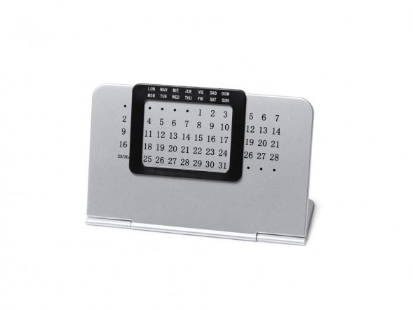 Настольный вечный календарь FENIX, серебристый 