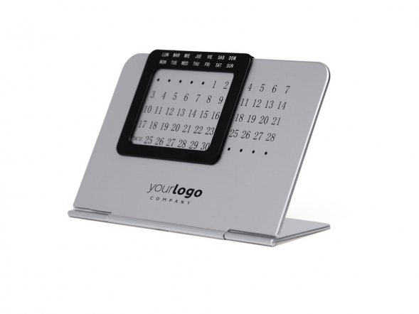 Настольный вечный календарь FENIX, серебристый 