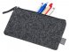 Пенал из RPET-фетра Felt, серый 